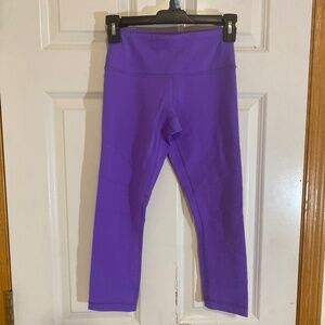Lululemon purple cropped align leggings lulu athletic yoga pants